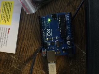 This is the Arduino Uno MicroController